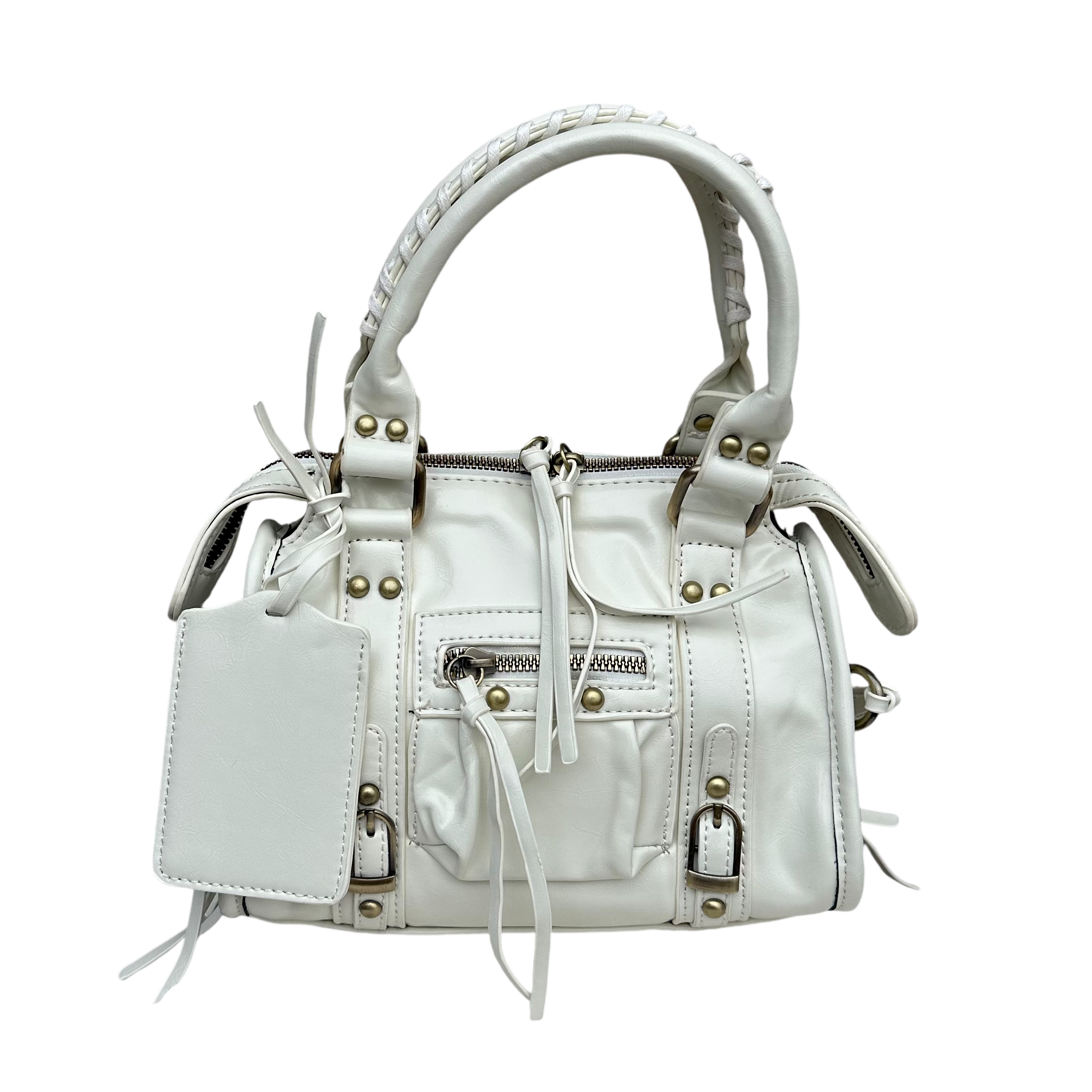 Liv Small Mirror Tas PU Leer - Crème
