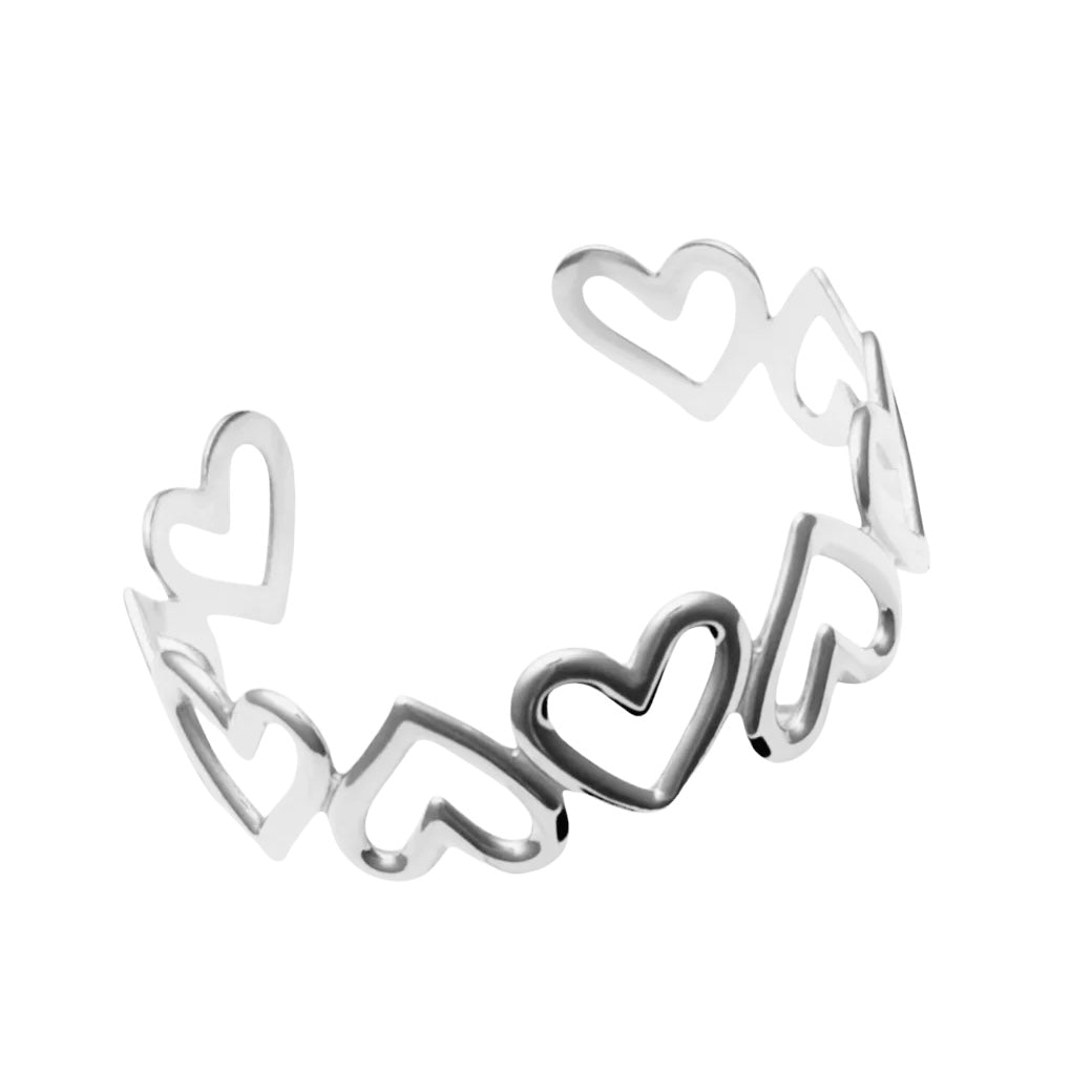 Celina Bangle Bracelet - Silver