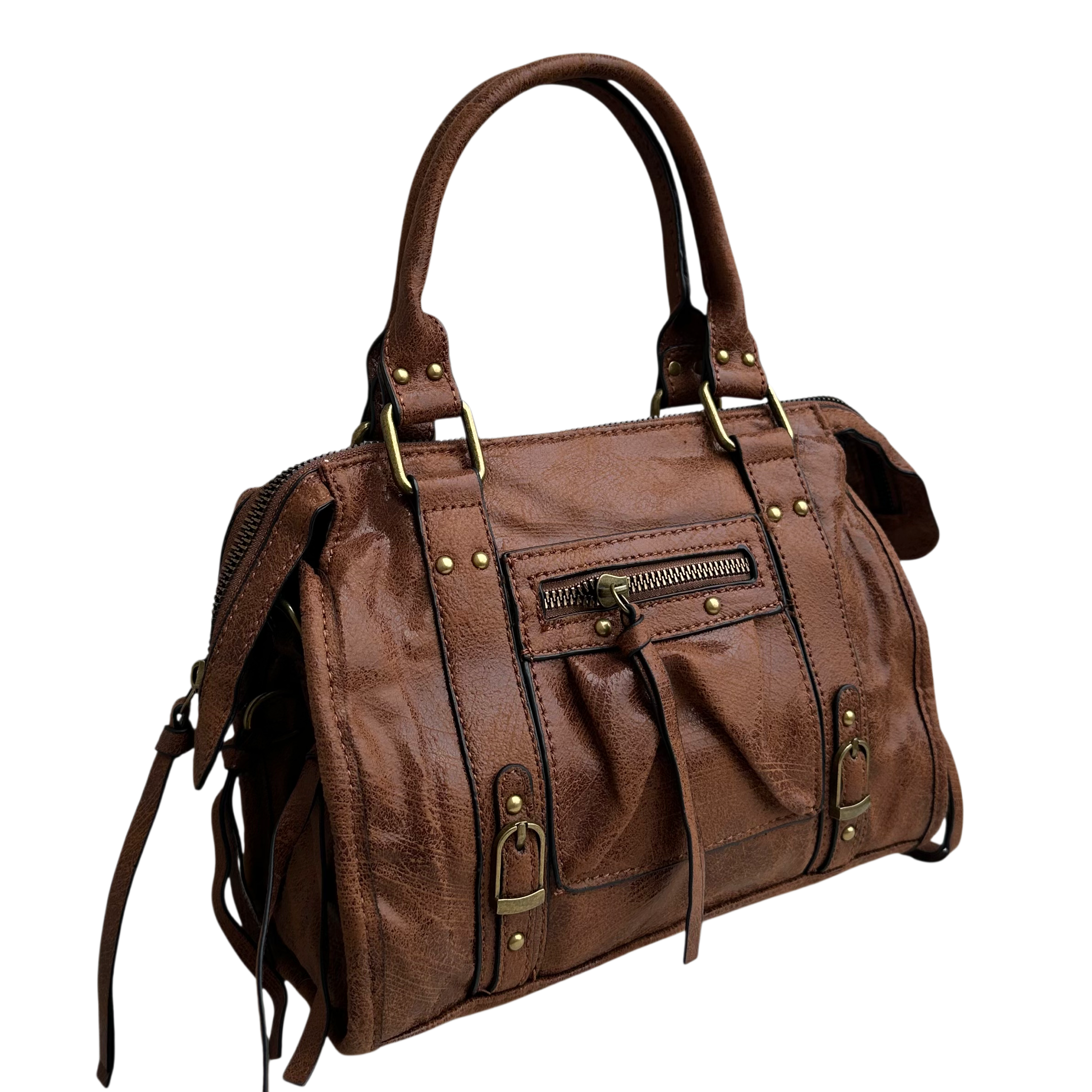 Liv Glossy Medium Tas - Bruin