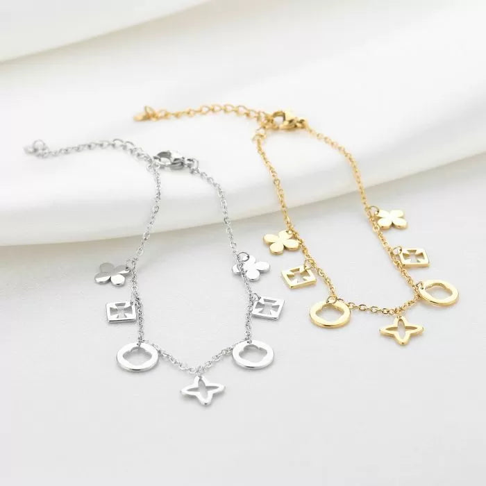 Basic Figure Bracelet - Gold