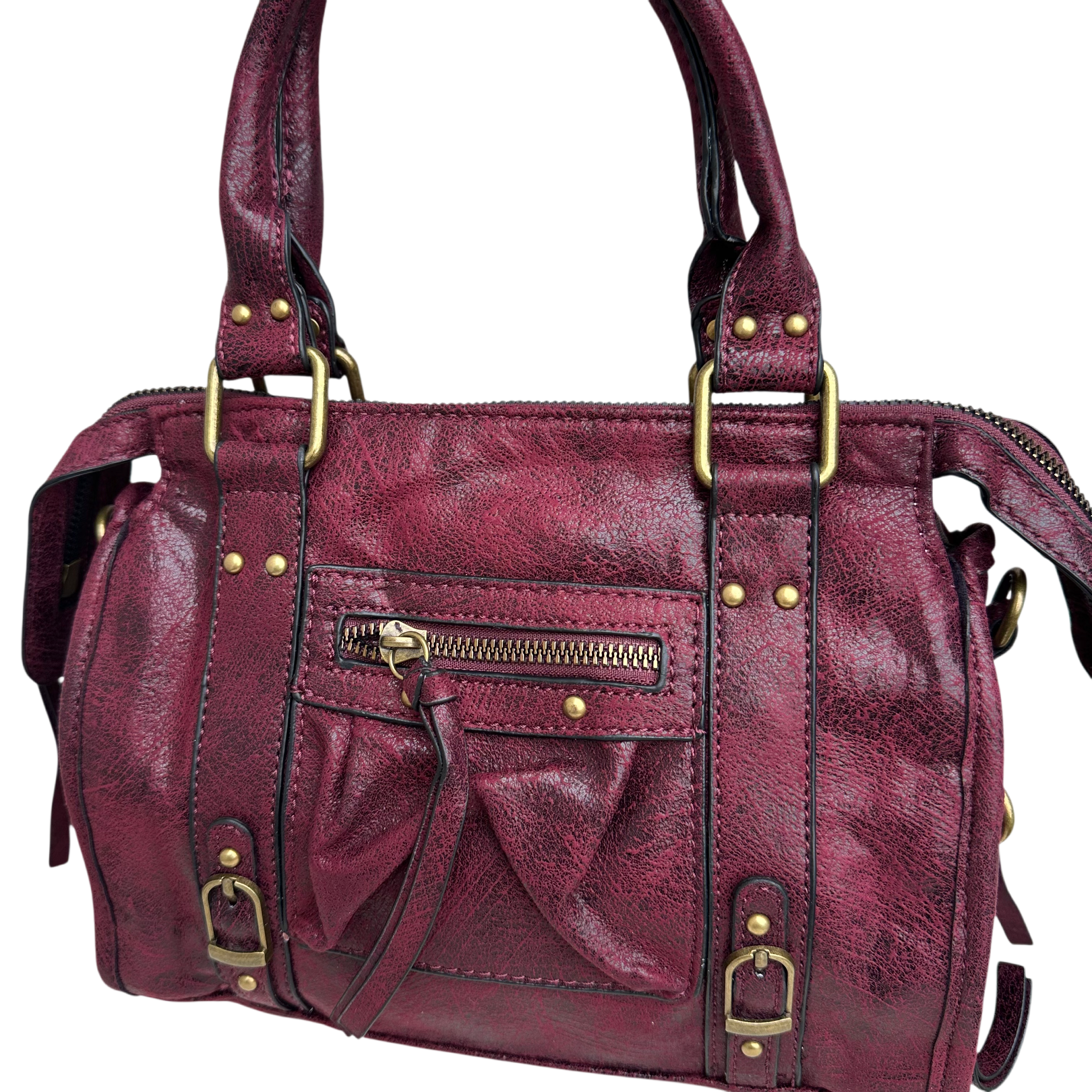 Liv Glossy Medium Tas - Bordeaux