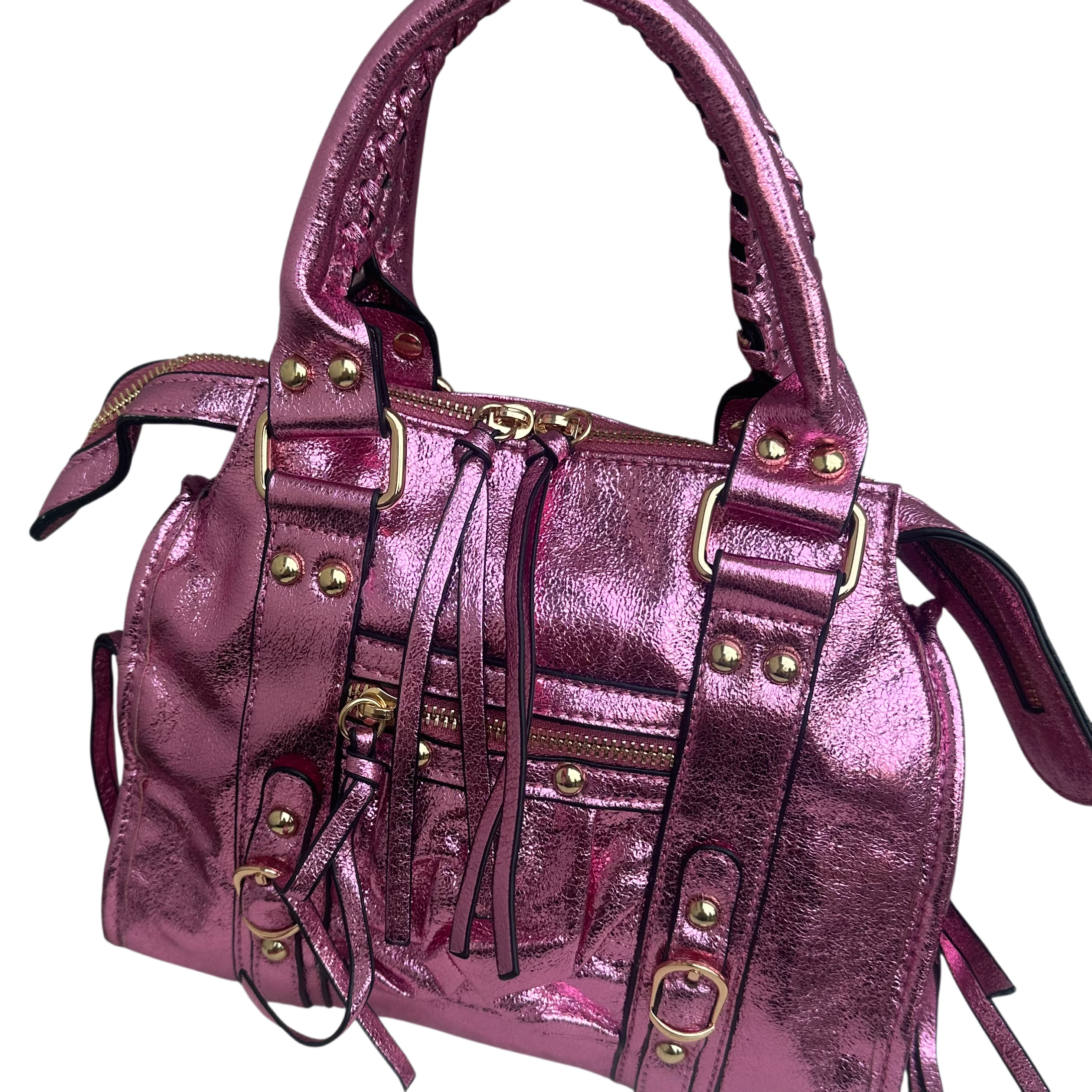 Liv Metallic Medium Tas - Roze