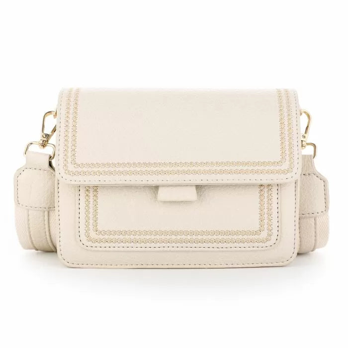Chloe Dots Tas - Beige