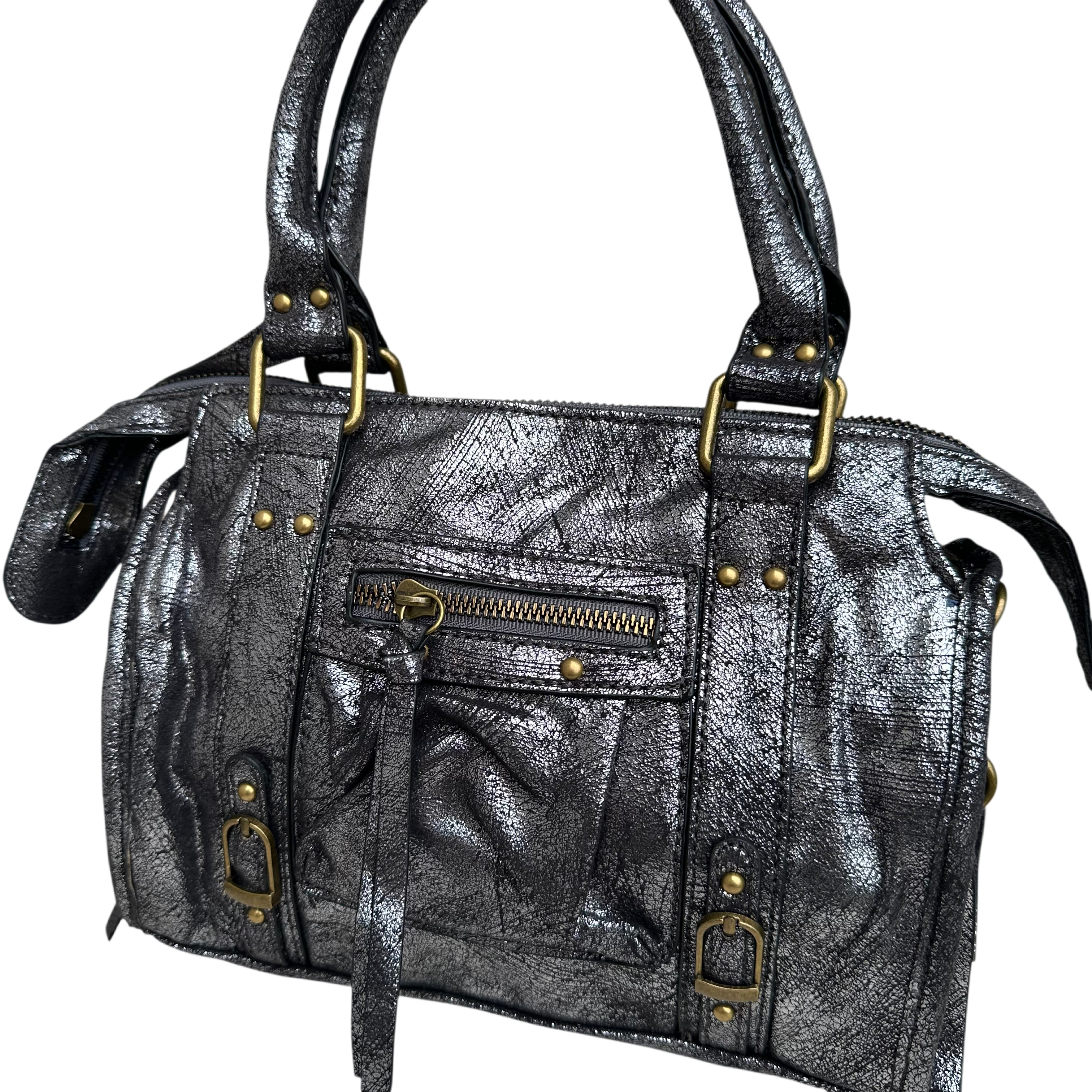 Liv Glossy Medium Tas - Pewter