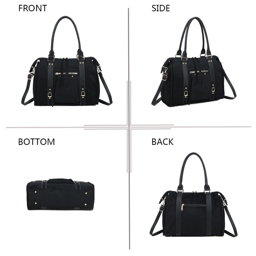 Liv Suède XL Tas - Zwart