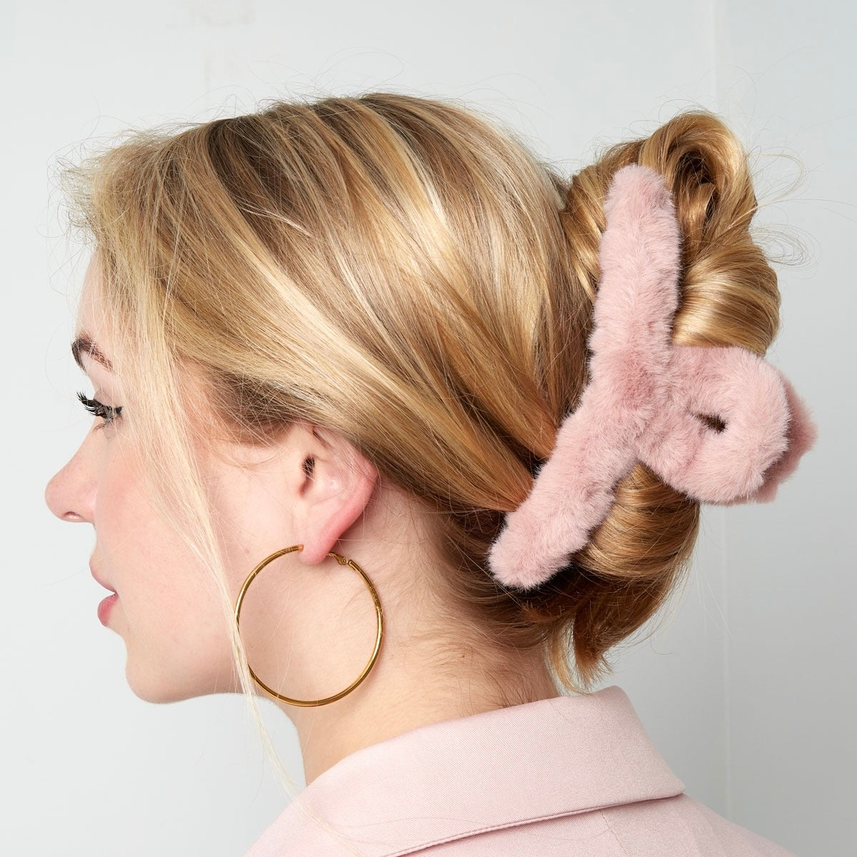 Fluffy Haarklem - Zwart