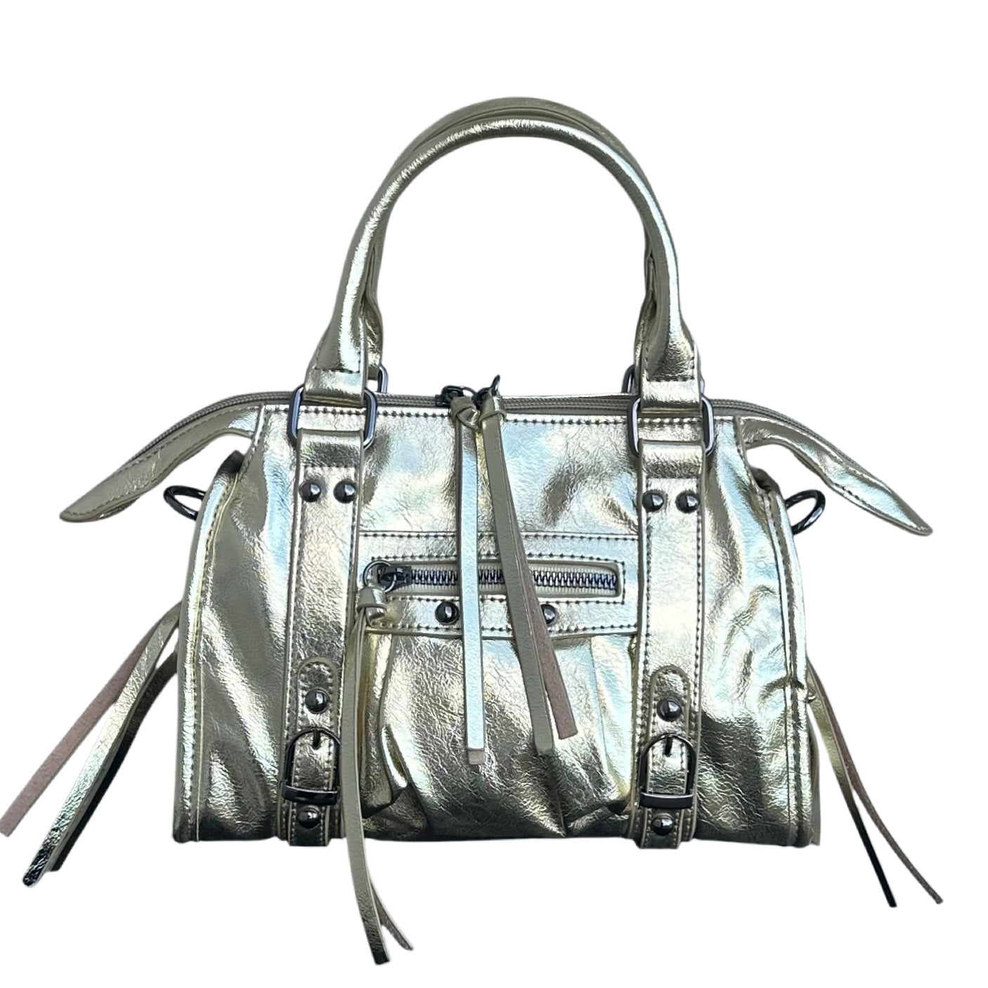 Liv Glowy Medium Tas - Glitter Goud