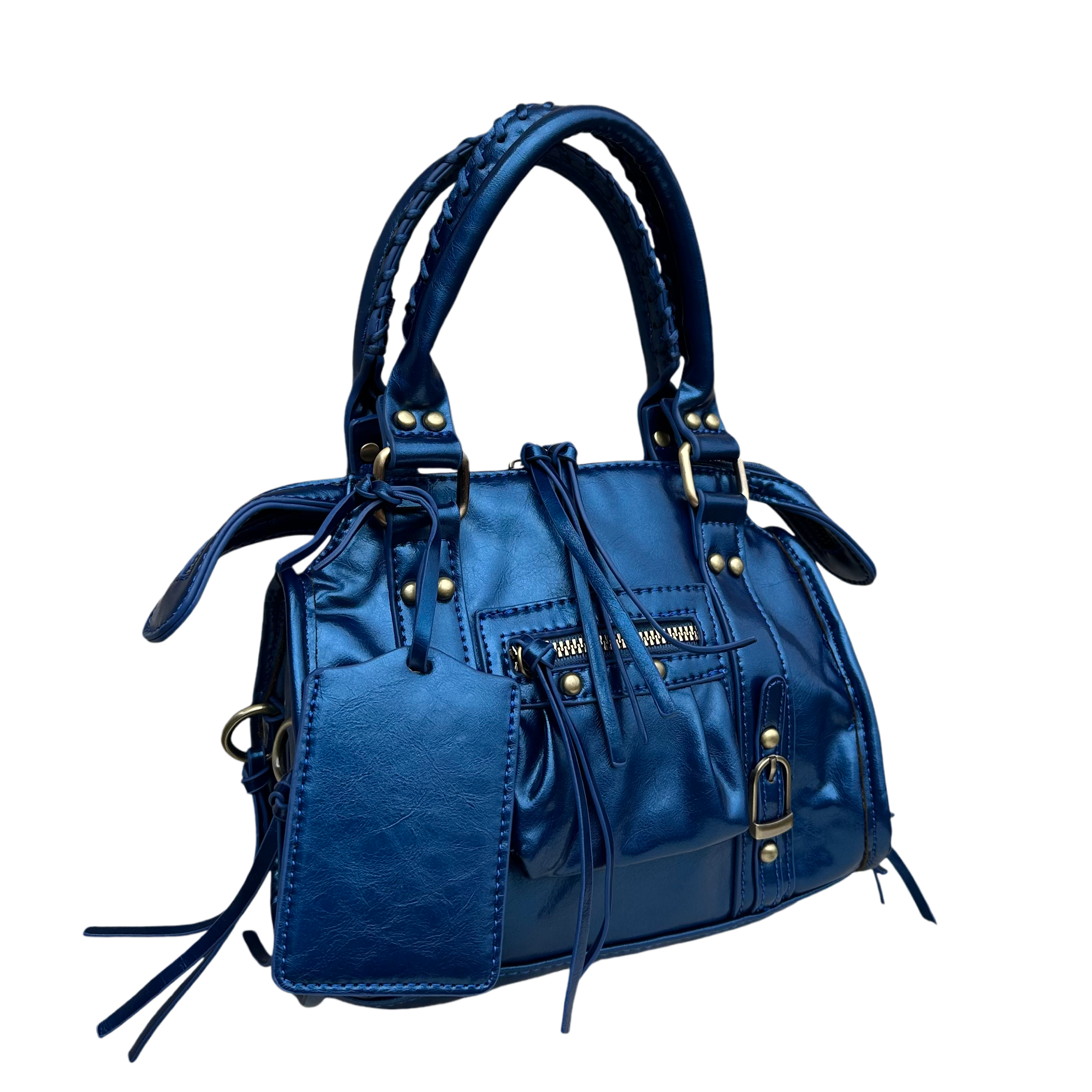 Liv Small Mirror Tas PU Leer - Blauw