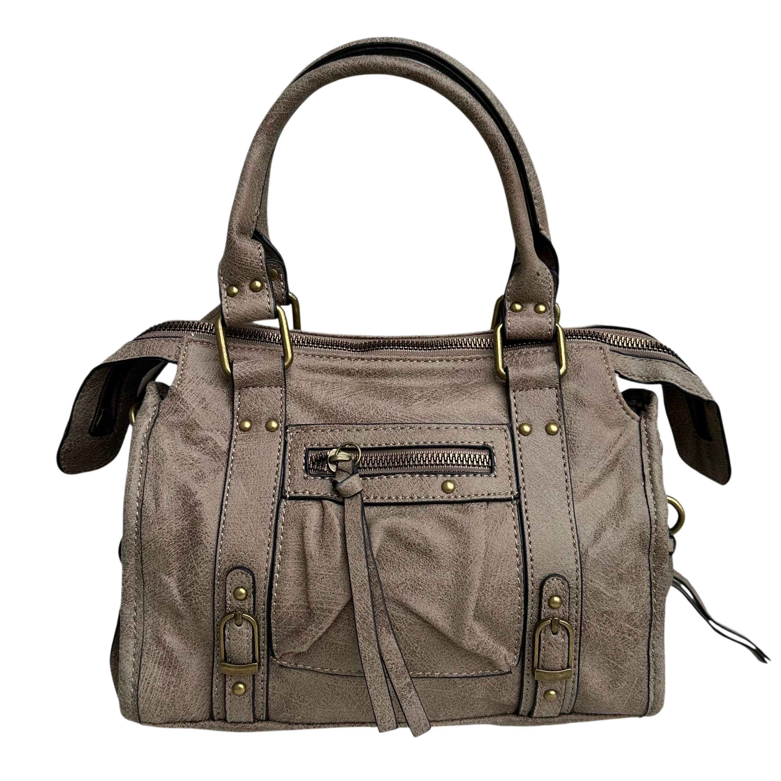 Liv Glossy Medium Tas - Khaki
