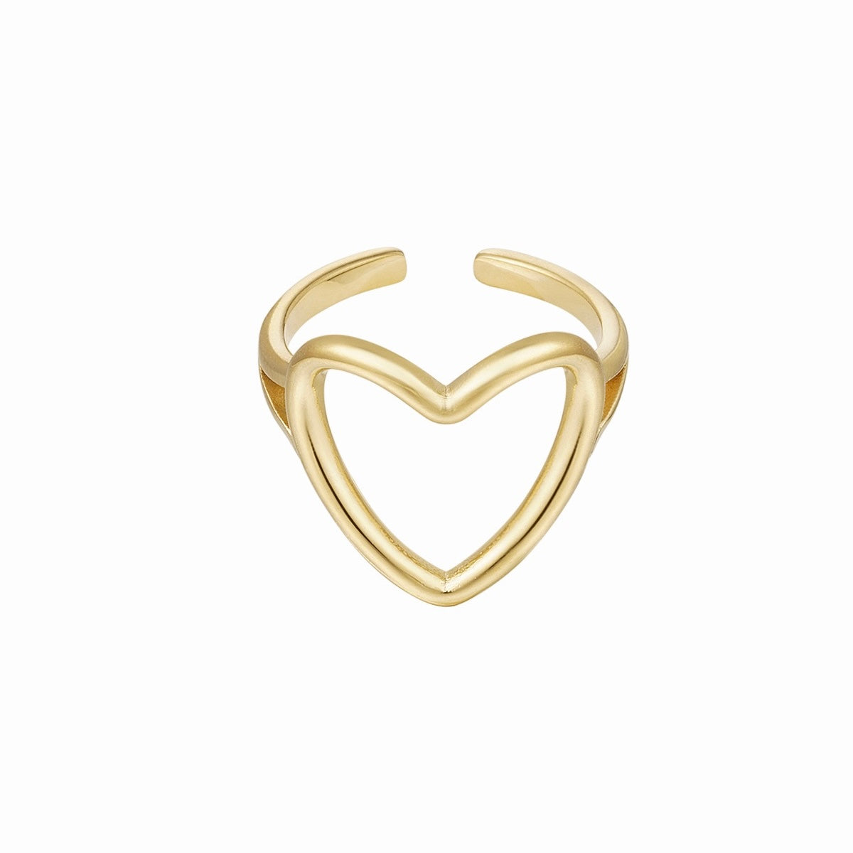 Amore Heart Ring - Gold - Sieradenbycelin Sieradenbycelin Sieradenbycelin