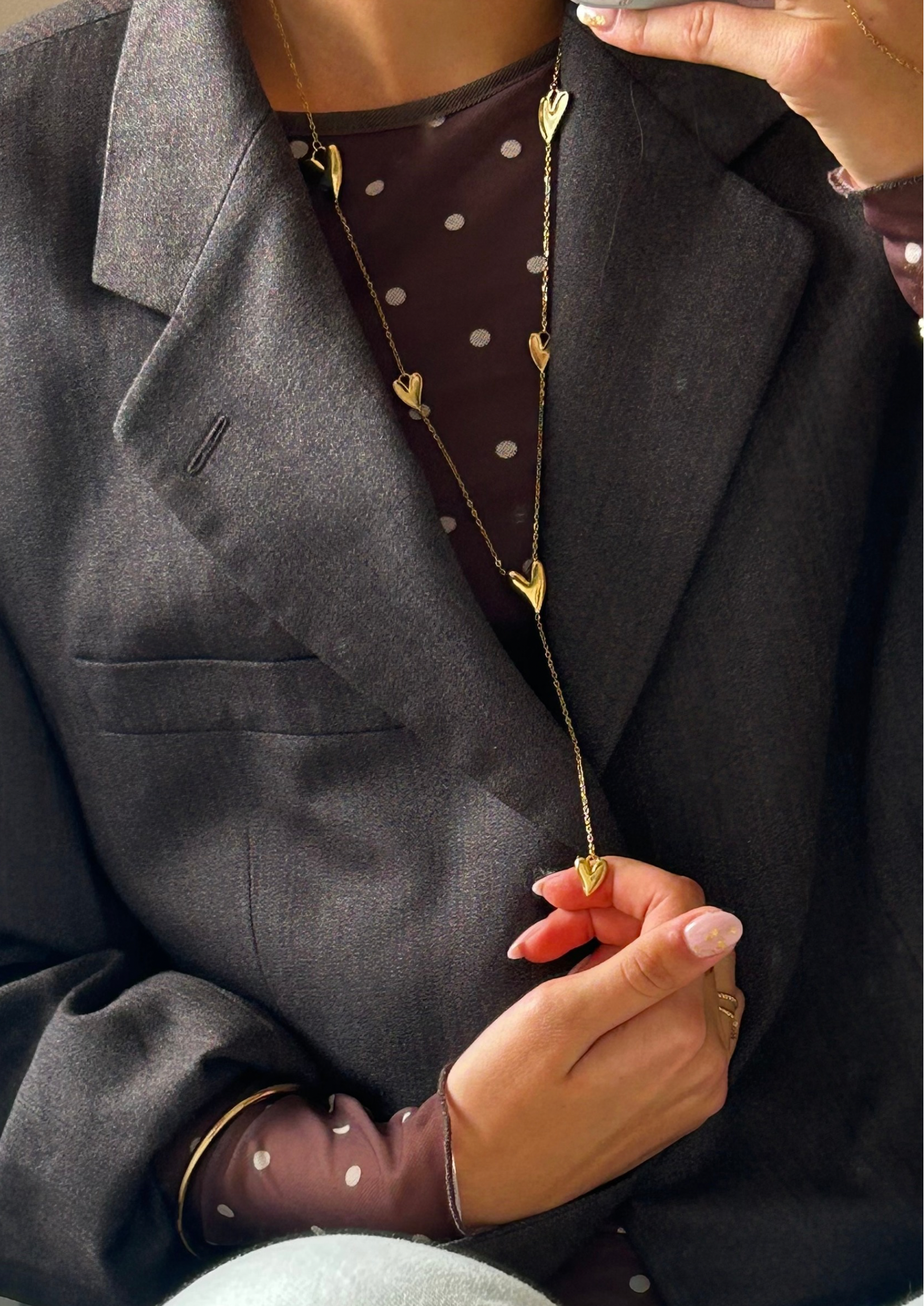 Skye Necklace 63 cm - Gold