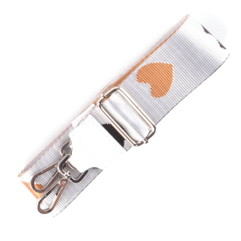 Bag Strap - Hartjes Zilver