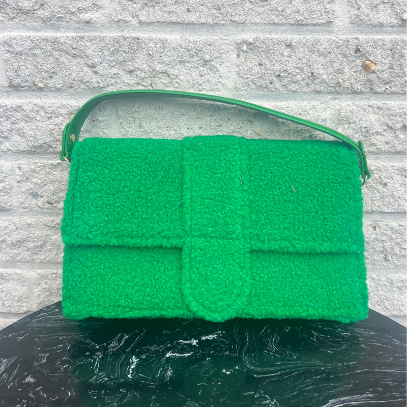 Inspired Teddy Tas - Donker Groen
