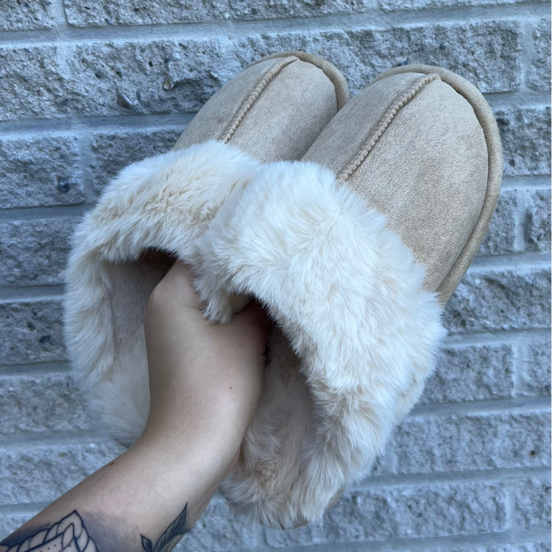 Pantoffels - Beige