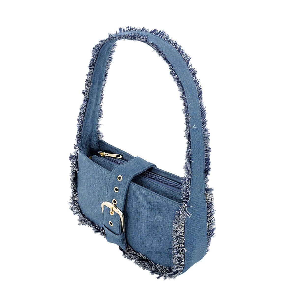 Iris Denim Tas - Donker Blauw