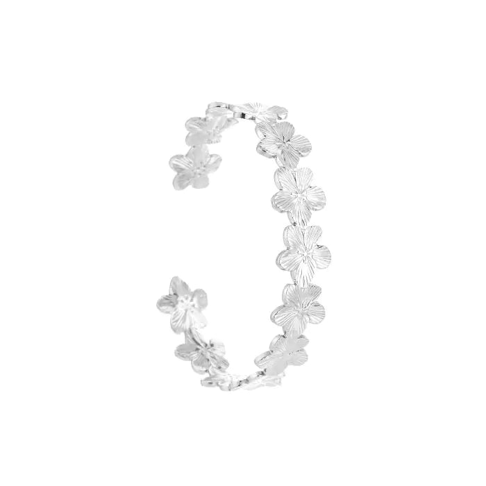 Bangle Bloem Bracelet - Silver