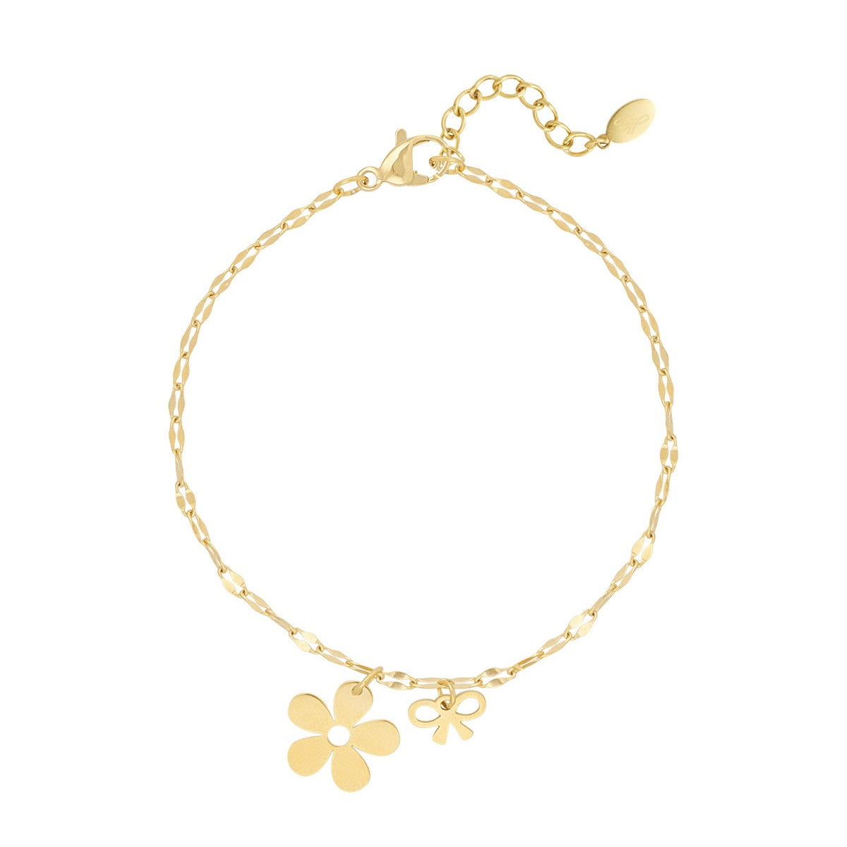 Floral Bracelet - Gold