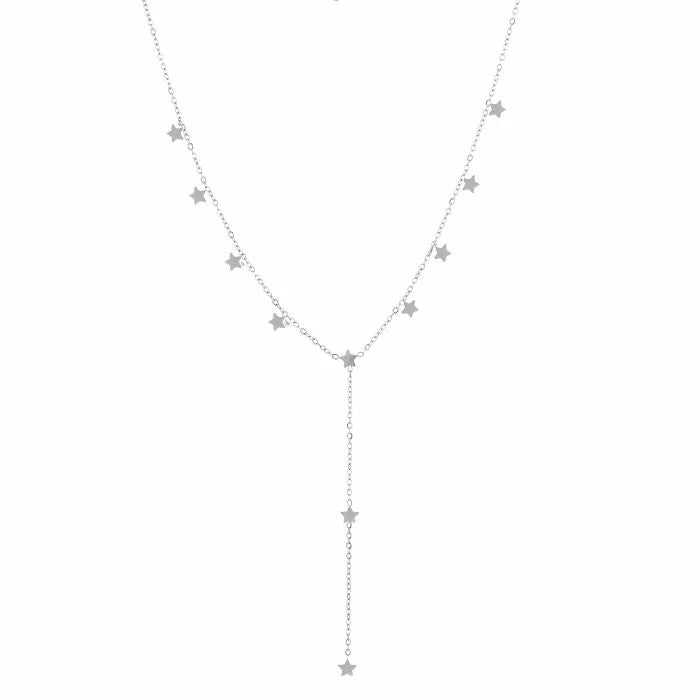 Falling Star Necklace - Silver - Sieradenbycelin Sieradenbycelin Sieradenbycelin