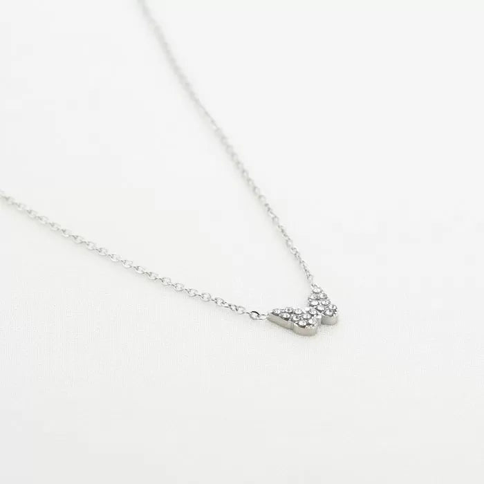 Butterfly Necklace - Silver