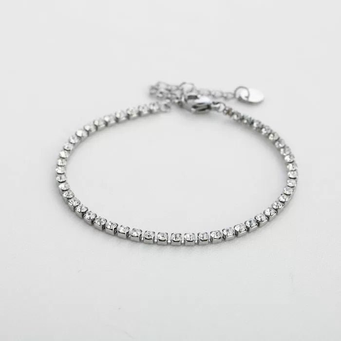 Zirkonia Small Diamond Bracelet - Silver