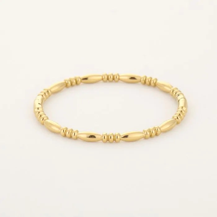 Boho Bangle Bracelet - Gold