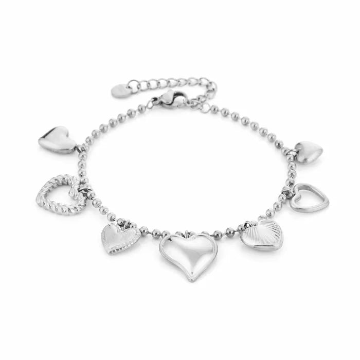 Bedels Heart Bracelet - Silver