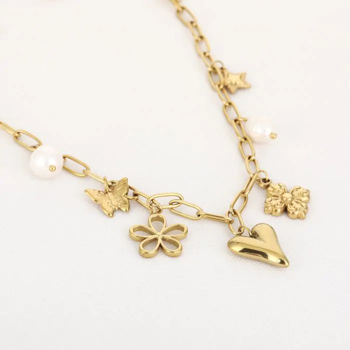 Figure Serena Necklace - Gold