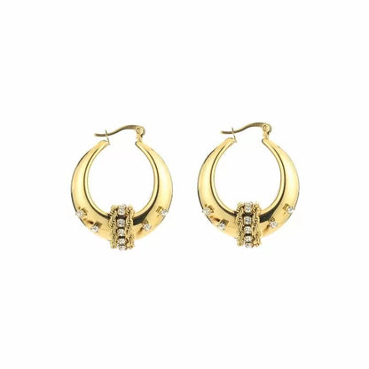 Bali Diamond Earrings - Gold
