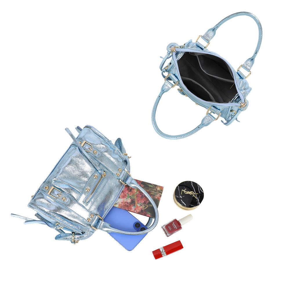 Liv Shiny Medium Tas - Metallic Groen