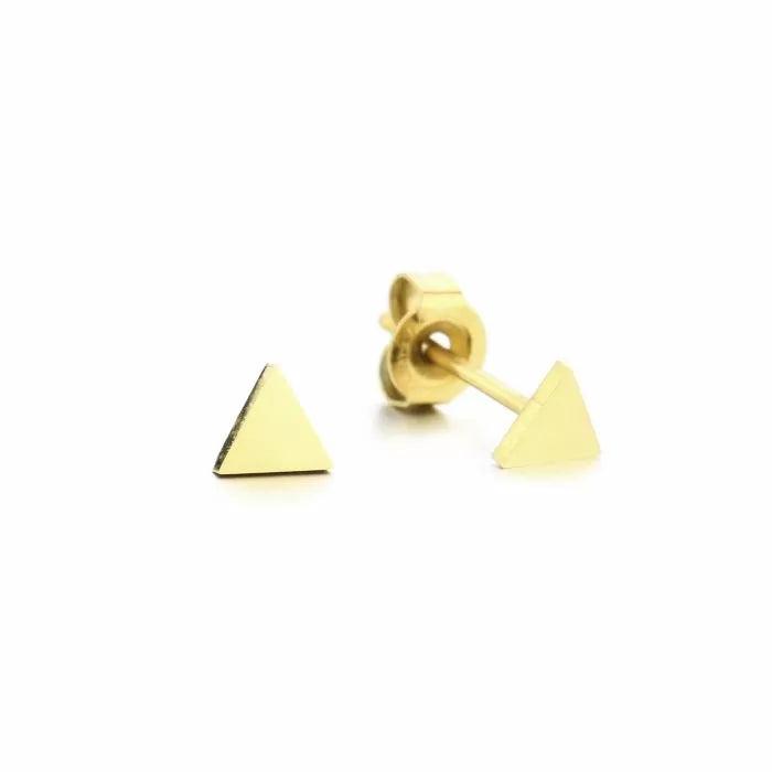 Ear Stud Traingle - Gold