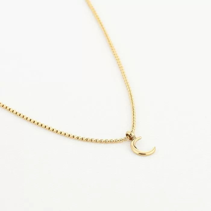 Initial Small Necklace - Gold