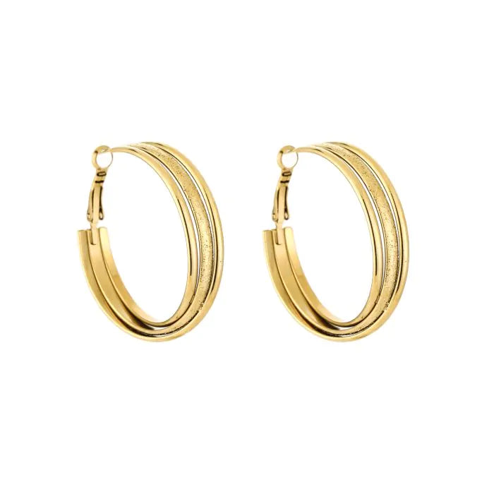 Stefanie Earrings - Gold