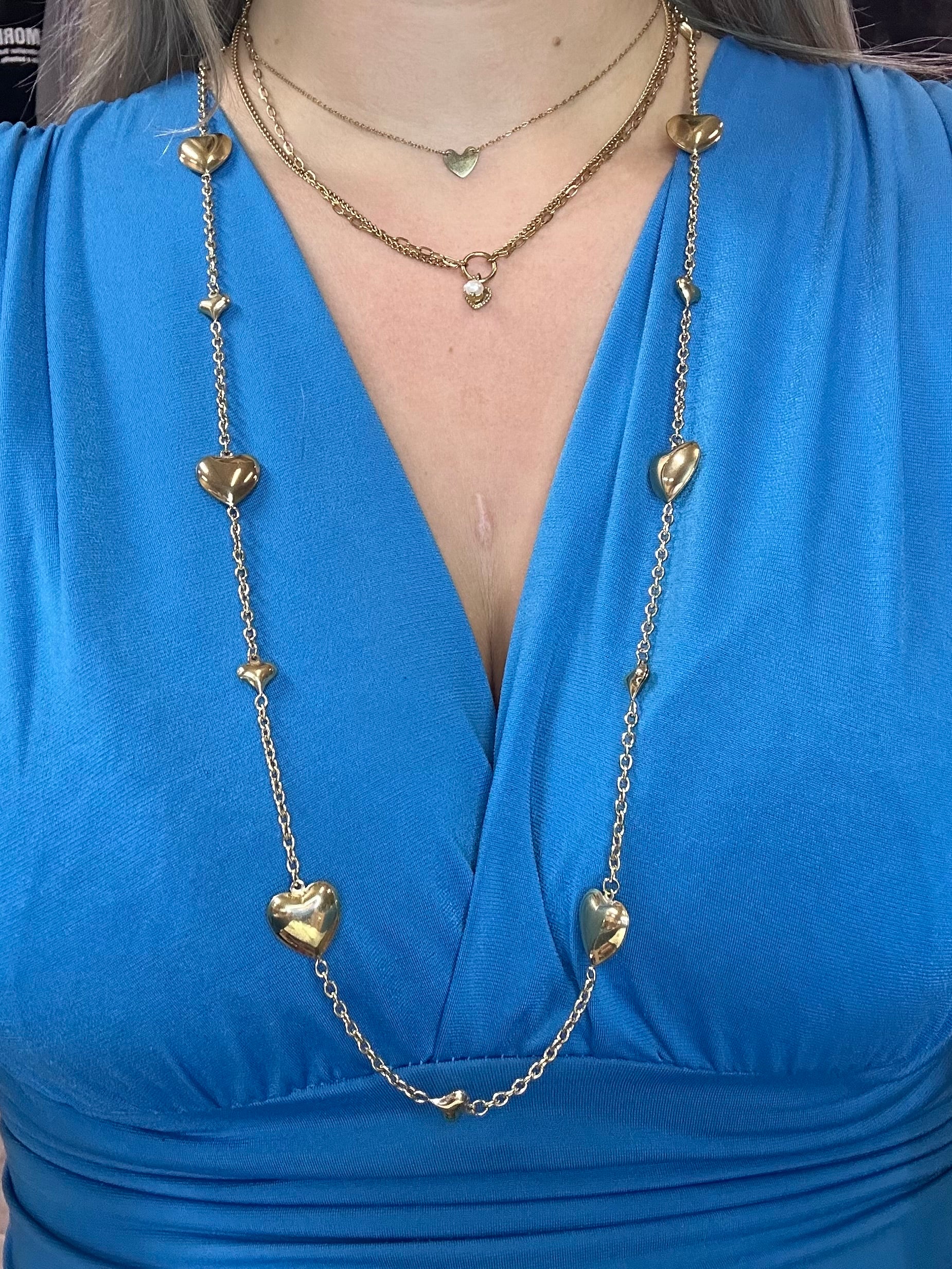 Rozalie Necklace 80 cm - Gold