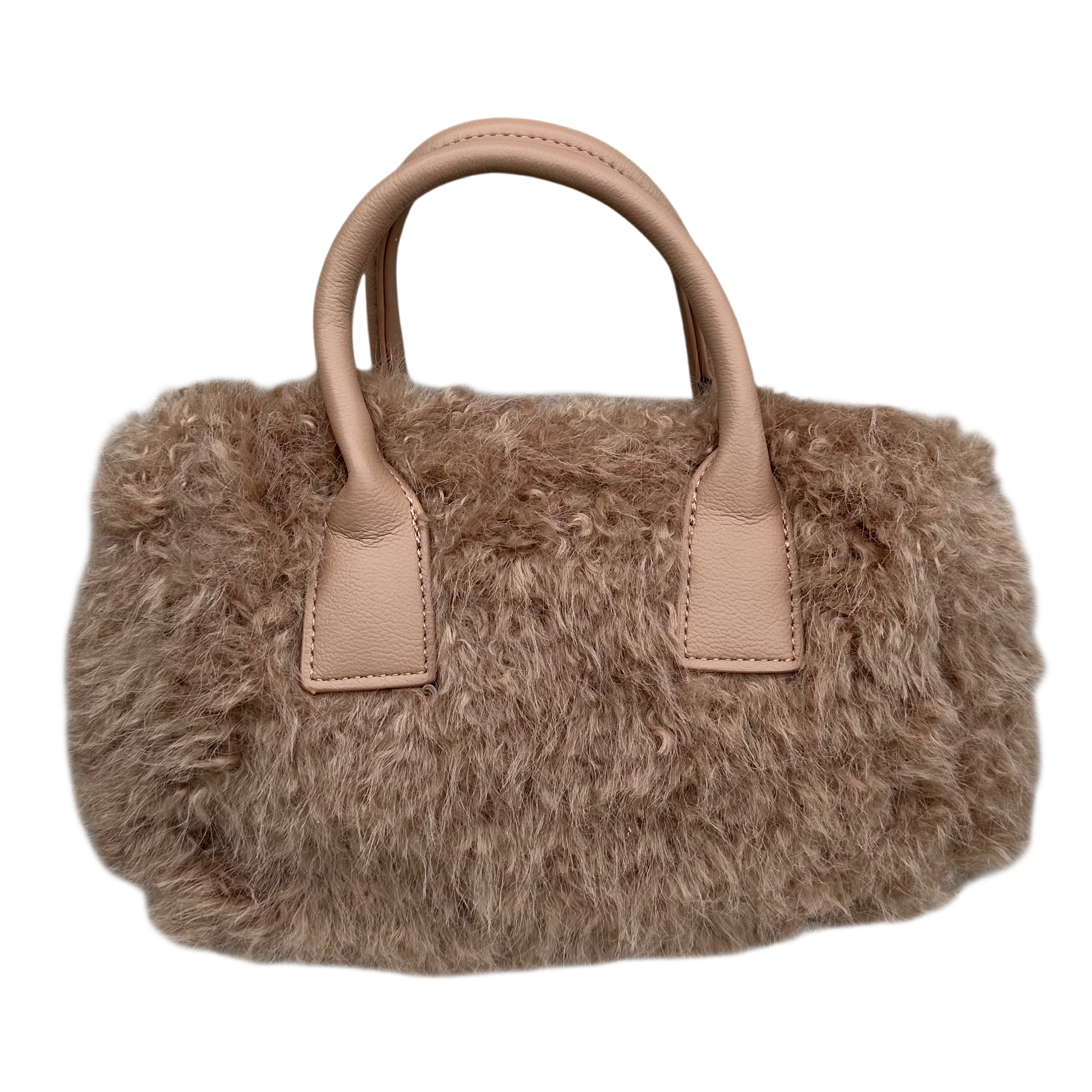 Fluffy Tas - Taupe