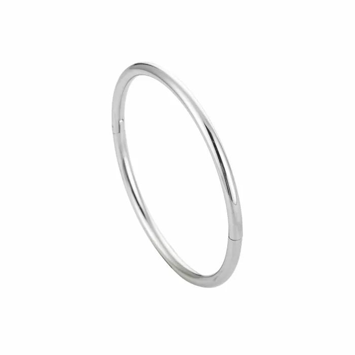 Classic Bangle Bracelet - Silver