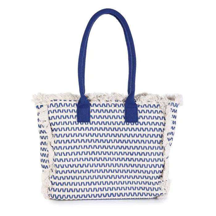 Trendy Shopper Tas - Kobalt Blauw