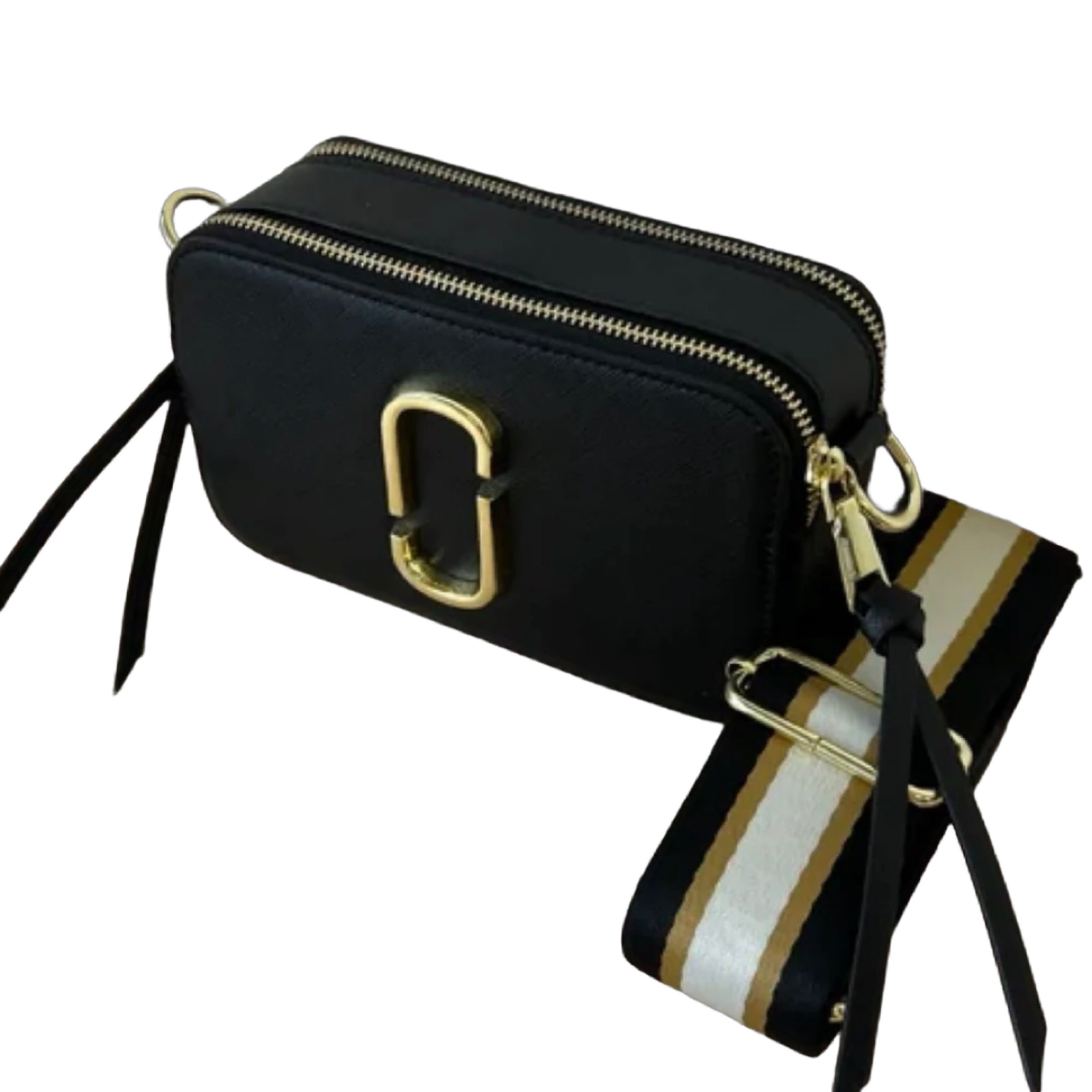 Marcelina Bag - Zwart met Goude Afwerking - Sieradenbycelin Sieradenbycelin Sieradenbycelin