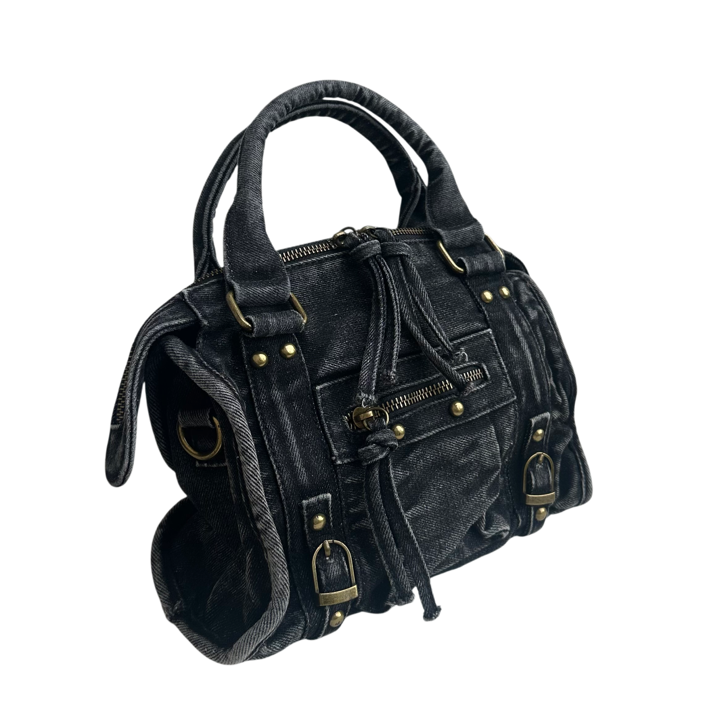 Liv Denim Medium Tas - Zwart