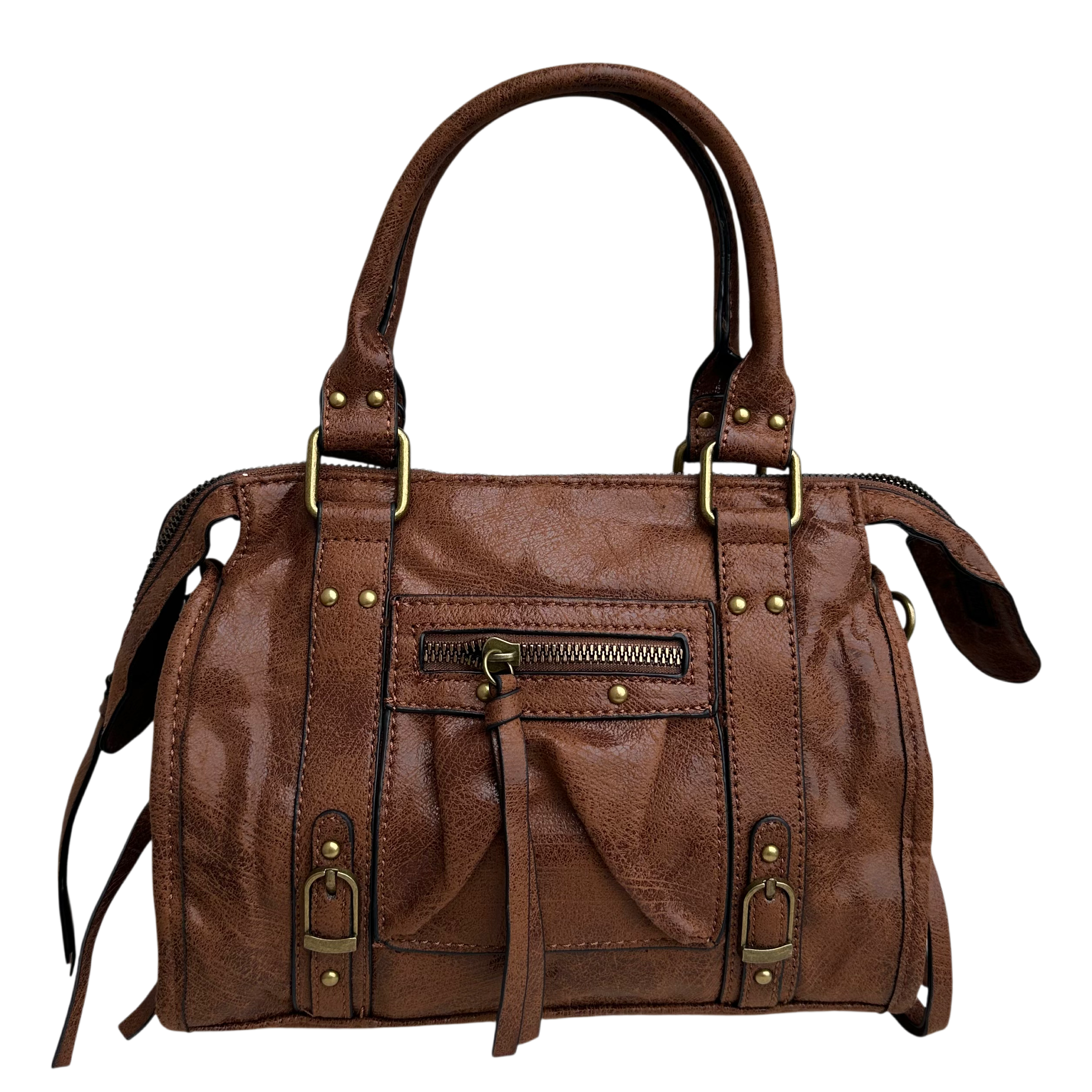 Liv Glossy Medium Tas - Bruin