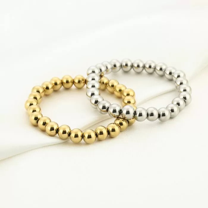 Beads Bracelet - Silver