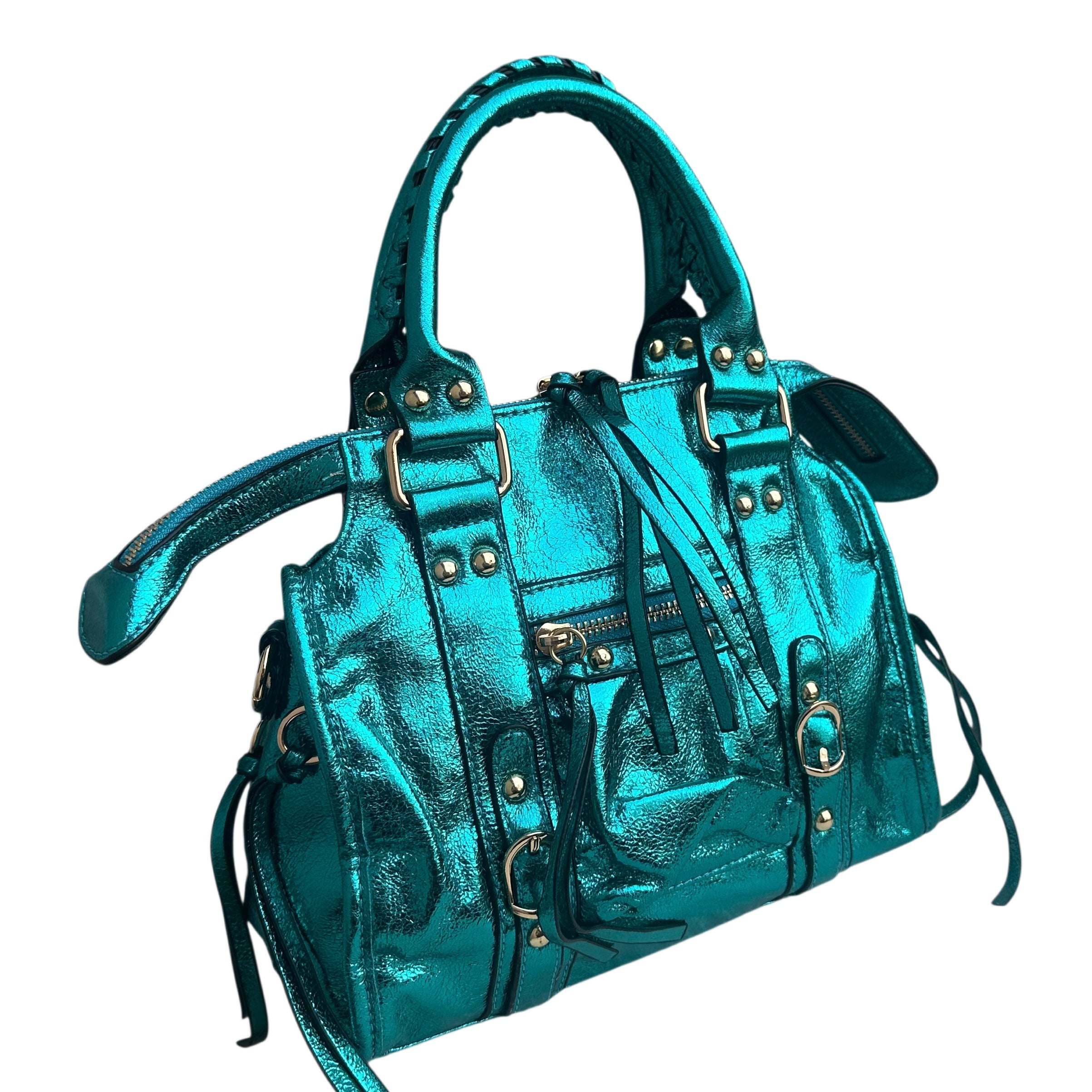 Liv Metallic Medium Tas - Turquoise