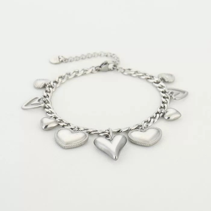 Figure Charms Bracelet - Silver