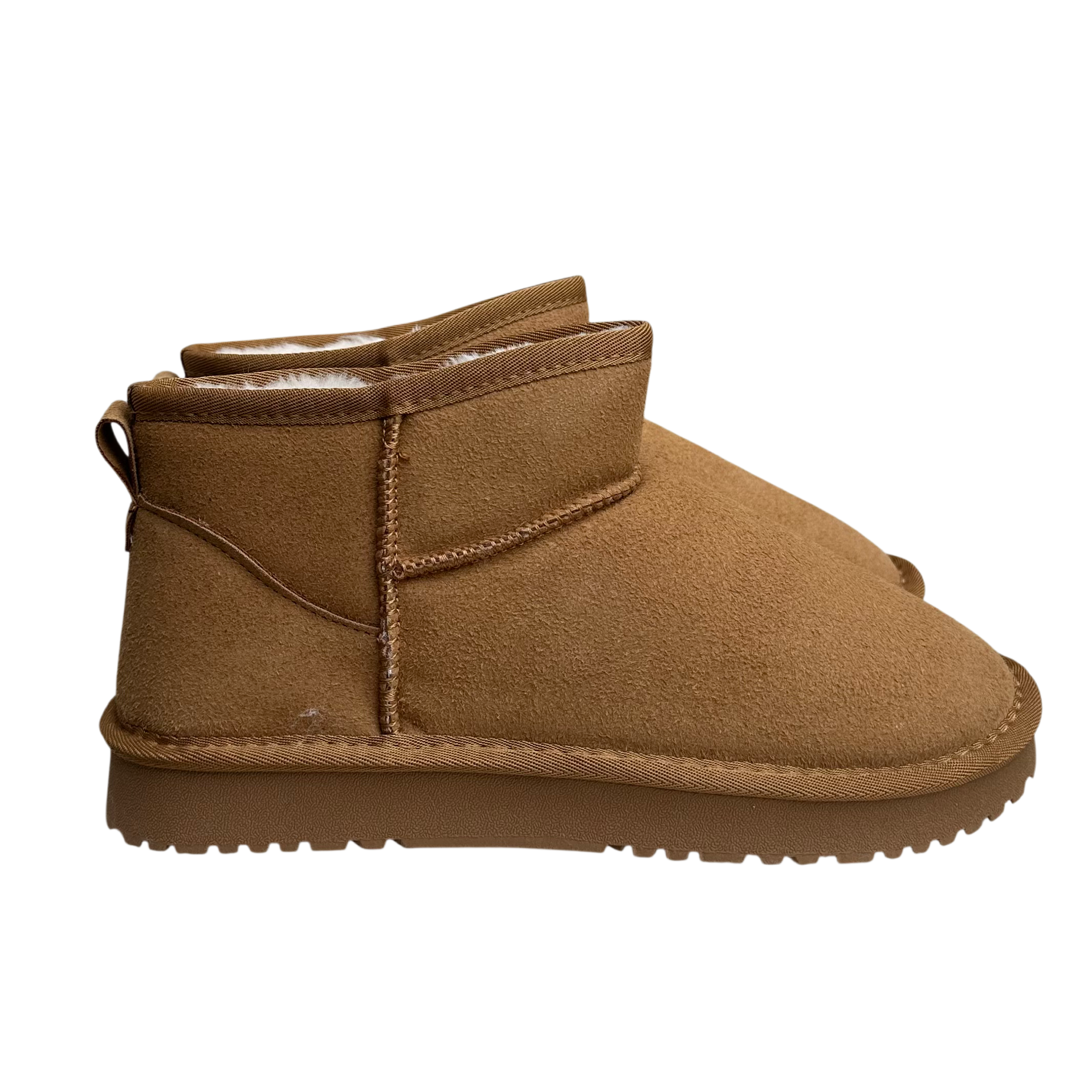 Fluffy Boots Lage Zool - Camel