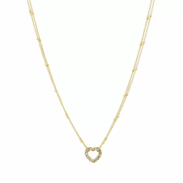 Faye Heart Necklace - Gold