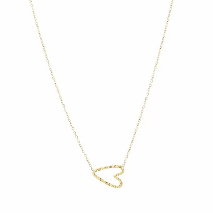 Daniek Heart Necklace - Gold