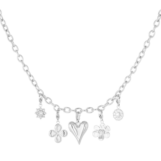 Figure Charming Daily Necklace - Silver