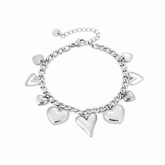 Figure Charms Bracelet - Silver