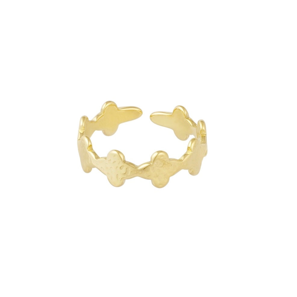 Lucky Clover Ring - Gold