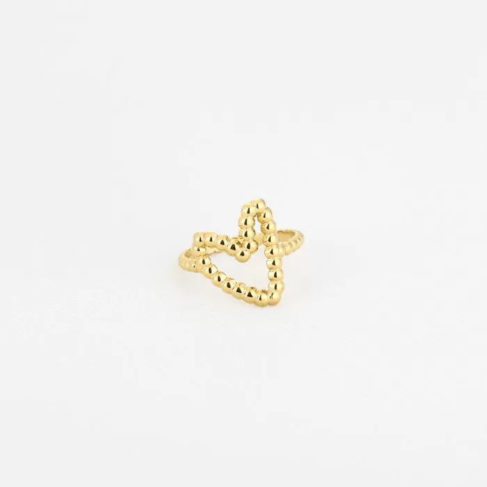 Melanie Heart Ring - Gold