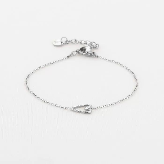 Daniek Heart Bracelet - Silver